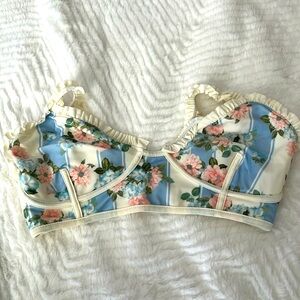 For Love And Lemons XS Swim Bikini Top